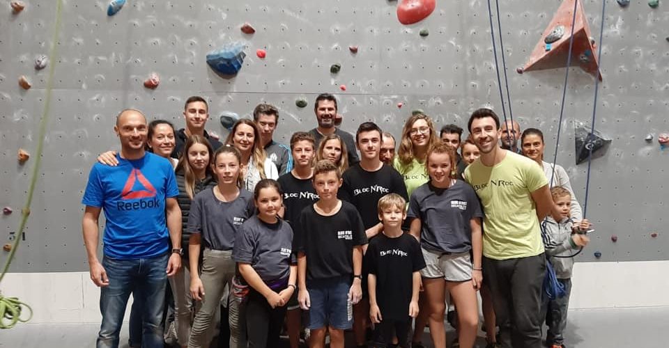 Cours d'escalade pour enfants bloc n'roc